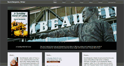 Desktop Screenshot of davidbenjaminwriter.com