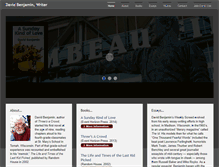 Tablet Screenshot of davidbenjaminwriter.com